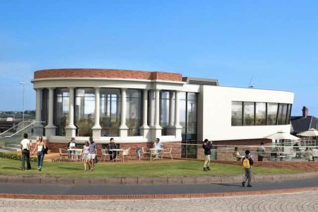 Artist impression for the new seafront restaurant