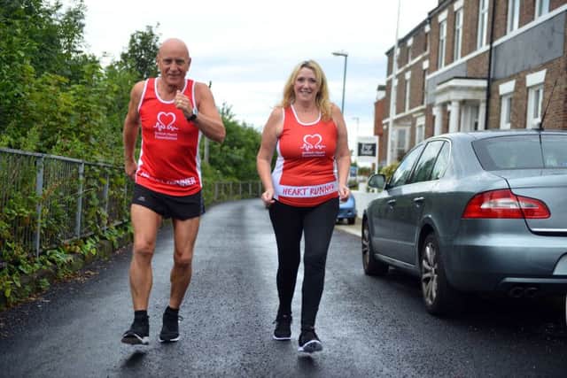 John Archer and Maureen Keith are to take part in the Great North Run for British Heart Foundation