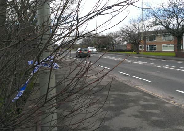 The scene of the hit-and-run on Victoria Road West, Hebburn, which left Gavin Bolam, 56, of Hartleyburn Avenue in Hebburn, dead.