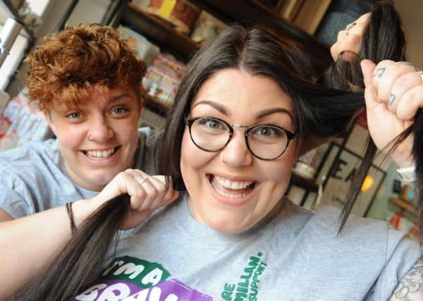 Kayleigh Hutchison and Amy Miller are going to Brave the Shave and raise money for Macmillan Cancer.