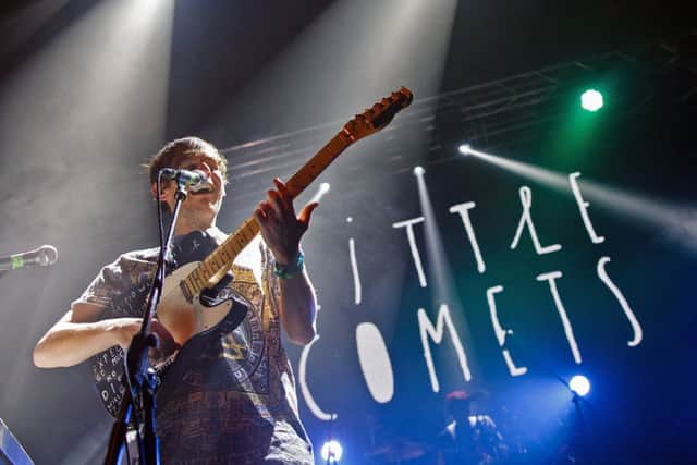 Little Comets performing. Pic by Katy Blackwood.