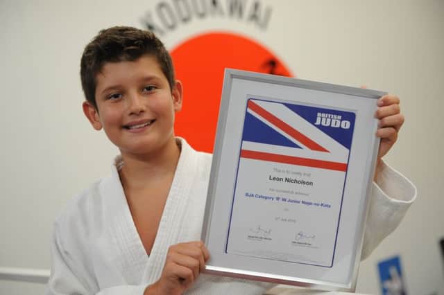 Leon Nicholson only took up judo last November, but has already enjoyed significant success in the sport.