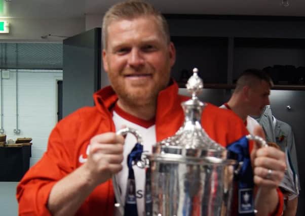 Graham Fenton won the FA Vase with North Shields