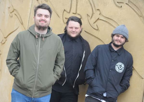 Better Days band members Graeme Costello, left, Josh Lynch and Sam Sutcliffe, will be supporting an American band at Newcastle's O2.