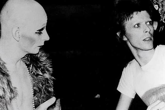Lindsay Kemp with David Bowie.