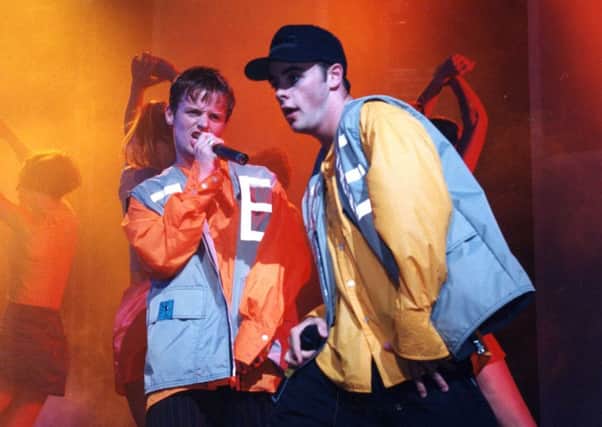 PJ and Duncan in action at Sunderland Empire back in 1995.