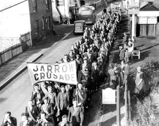 The Jarrow March took place in October 1936.