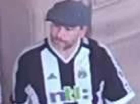 Police want to speak to this man about an assault at a Metro station which left a woman in hospital for a week.