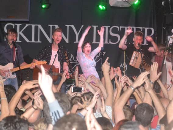 Skinny Lister at The Cluny. Pic: Gary Welford.