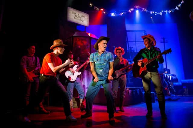 Gareth Gates as Willard in Footloose.