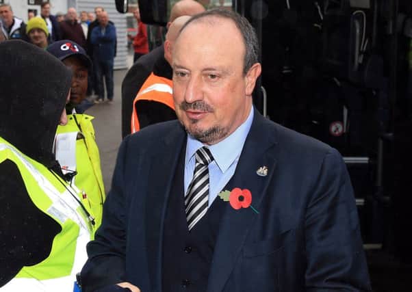 Newcastle United's manager Rafael Benitez.