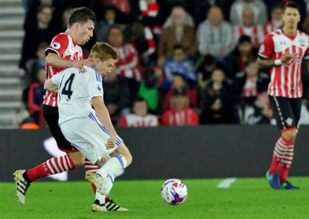 Duncan Watmore battles for Sunderland at Southampton in midweek. Picture by Frank Reid