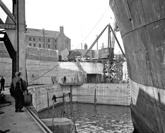 Working at Readhead's shipyard in South Shields.