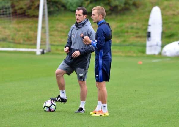 Seb Larsson is back in training