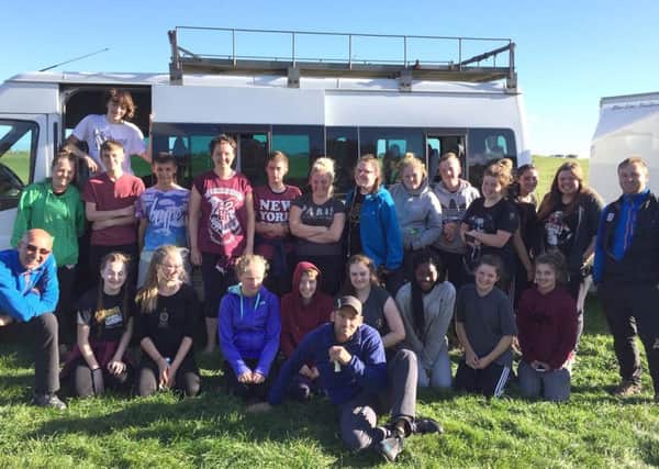 The students from South Shields School who took part in the gruelling expedition at Kielder in Northumberland as part of their Duke of Edinburgh Award programme.