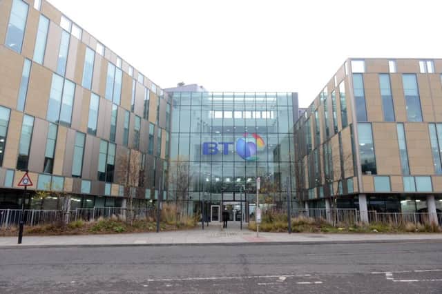 The BT building in South Shields.