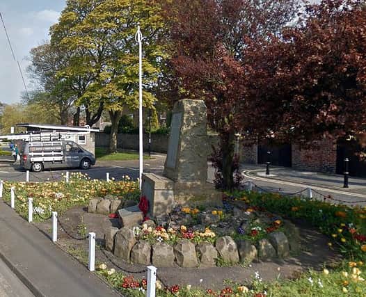 Cleadon Village War Memorial. Pic: Google Maps.