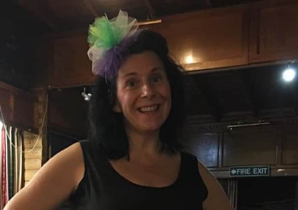 Jenn Pattinson at the 1980s-themed party, which helped to raise more than Â£1,000.