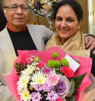 Veena Vinayak kept the event a surprise to husband Paul.