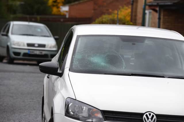 Police say more than 20 vehicles across South Shields were targeted on Saturday morning.