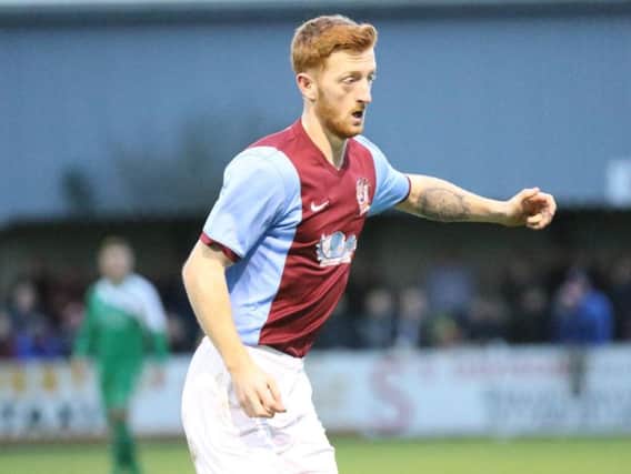 David Carson joined South Shields in the summer. Image by Peter Talbot.