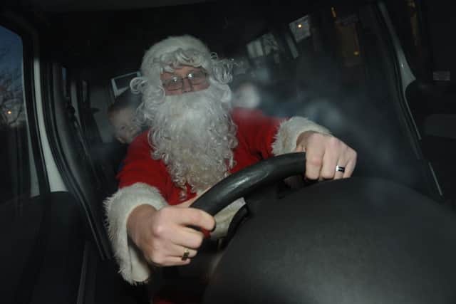 Taxi driving Santa Darren Murphy will be driving his taxi to raise money for charity.