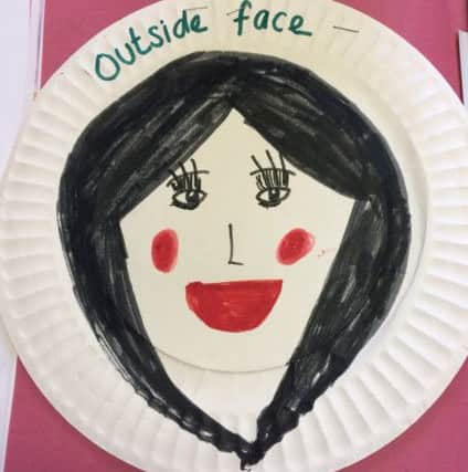 The children were recently encouraged to express themselves through art.