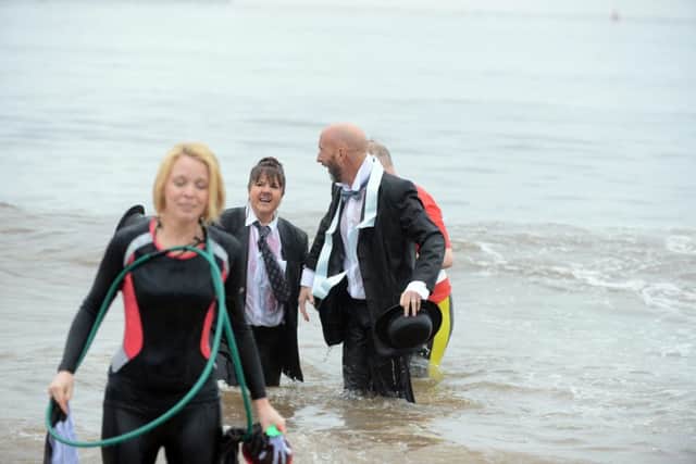 Participants in last year's Boxing Day Dip