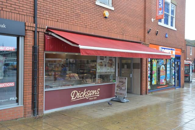 Dicksons butchers in Fowler Street South Shields.