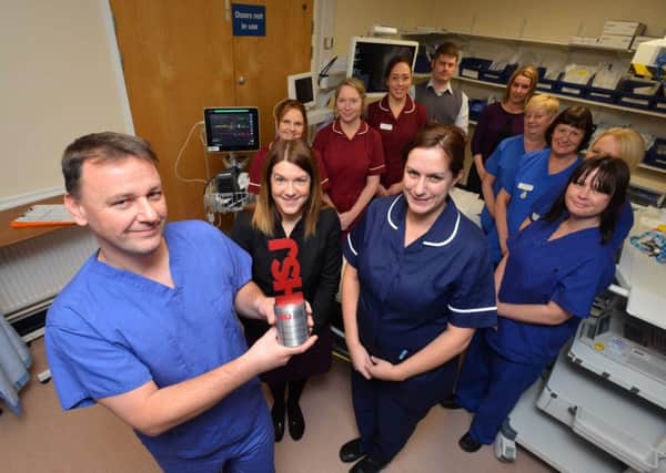 South Tyneside District Hospital Endoscopy department Health Service Journal Award Professor Colin Rees with research team and unit nurses