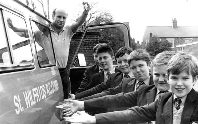 Back in 1988 St Wilfrid's appear to have got a new mini bus.