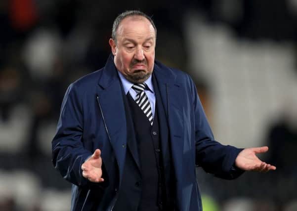 Newcastle United manager Rafael Benitez.