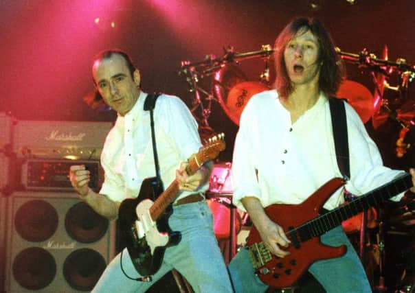 Status Quo at Temple Park during their 1993 concert.