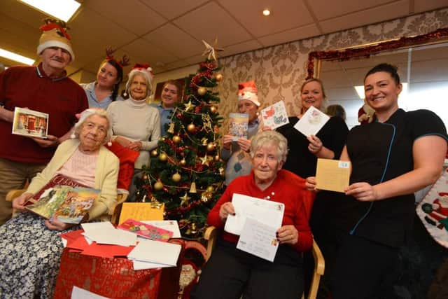 Westoe Grange Care Home Christmas card send in campaign.