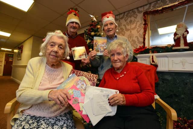 Residents from left Mena Larkin, Alan Makepeace, Alan Churchwood and Betty McTavy.