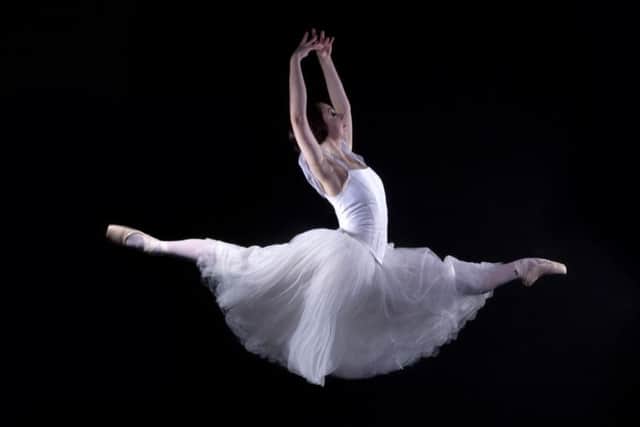 A ballerina in Giselle.