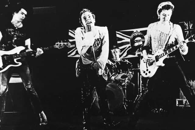 The Sex Pistols at the height of their notoriety.