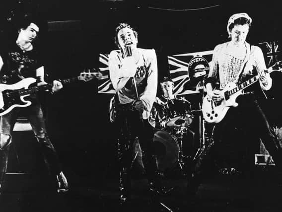 The Sex Pistols at the height of their notoriety.