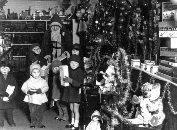 Santa in Binns in South Shields in the 1930s.