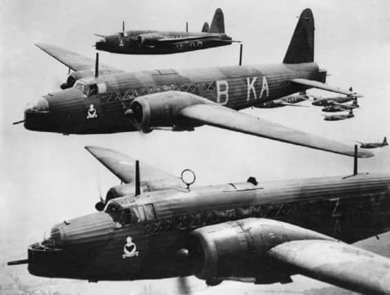 Wellington bombers of 9th squadron.