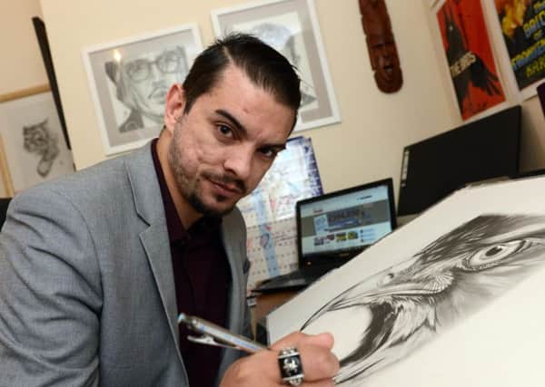 Artist Jonny Riggs judged a national competition.