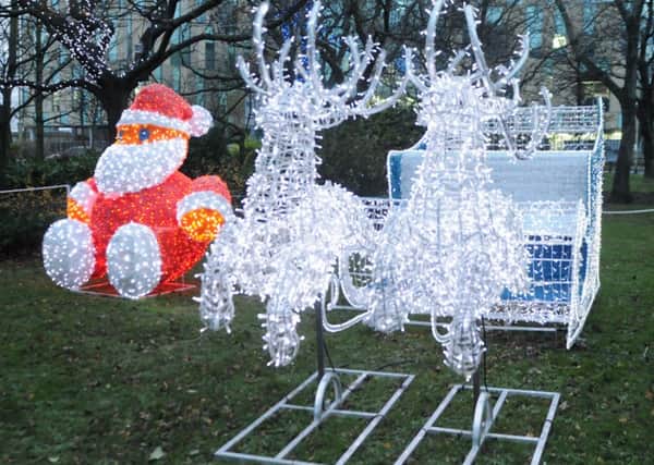 This years Christmas Wonderland lighting display is on show at St Hildas Church Gardens