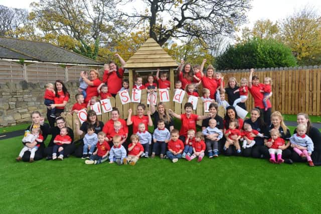 Westoe Village Kindergarten staff and children are celebrating an outstanding rating from Ofsted.