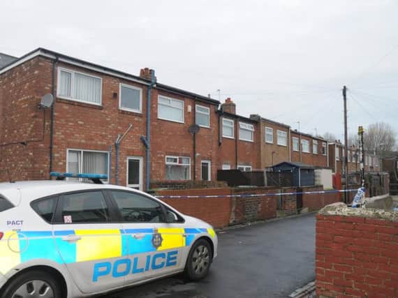 The scene of the murder in Pine Street, Grange Villa. Credit: Durham Police