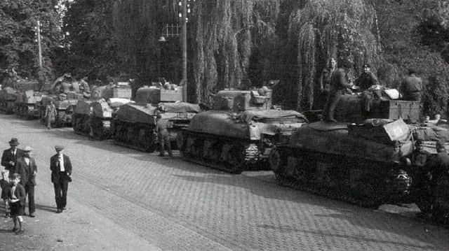 Allied forces following the Battle of Veghel.