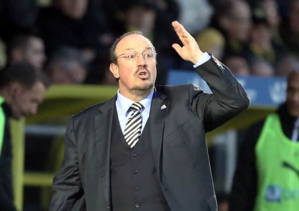 Newcastle United manager Rafael Benitez