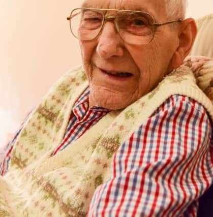 93-year-old Ronald Drummond, of Beaconside, South Shields, who is unhappy about the injurires his wife Maragret has suffered due to a fall while in Haven Court Care Unit.