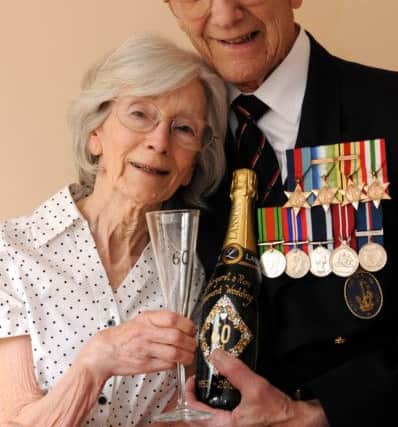Ron and Margaret Drummond as they celebrated their 65th wedding anniversary.