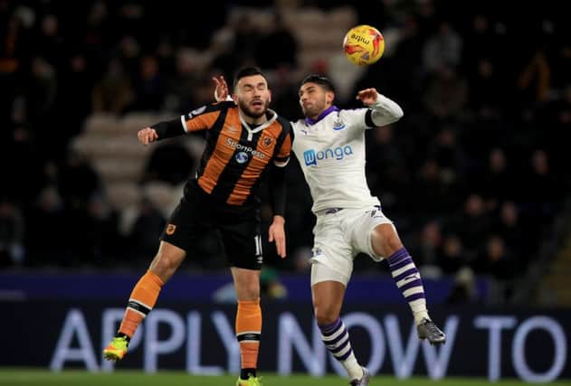 Robert Snodgrass in action against Newcastle earlier this month