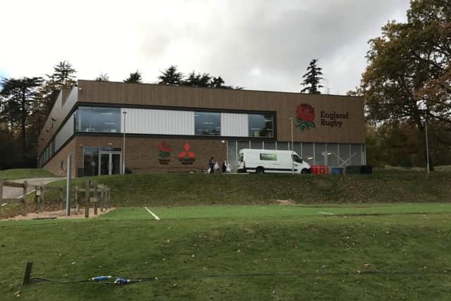 Daniel McKay watched the England national team train at Pennyhill Park Hotel.